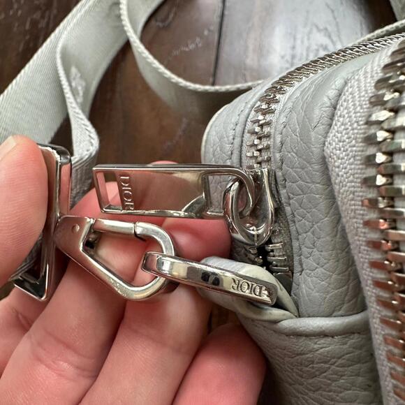 Nike Air Dior Jordan Wings Logo Grey Logo Small Rare Shoulder Bag 100% Authentic - Picture 4 of 16